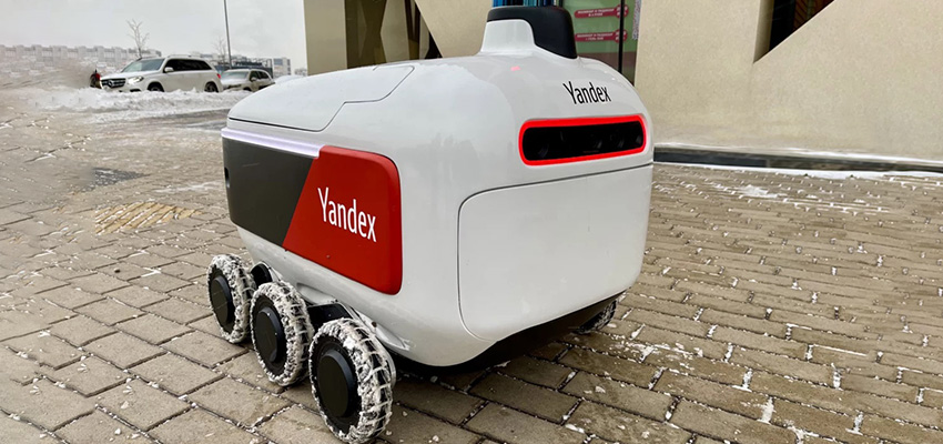 «Яндекс» анонсировал доставку роботами-курьерами в США и других странах 