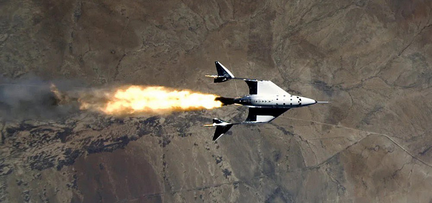 Virgin Galactic успешно запустила корабль для космических туристов