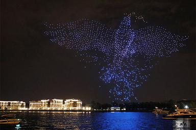 В Петербурге компания «Геоскан» побила мировой рекорд по количеству беспилотников в небе