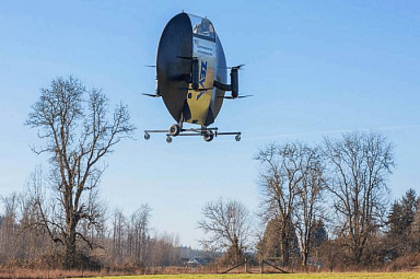 Американский стартап Zeva протестировал «летающую тарелку» - одноместное устройство, развивающее скорость до 257 км/ч