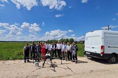 В Башкортостане состоялся первый тестовый запуск агродрона