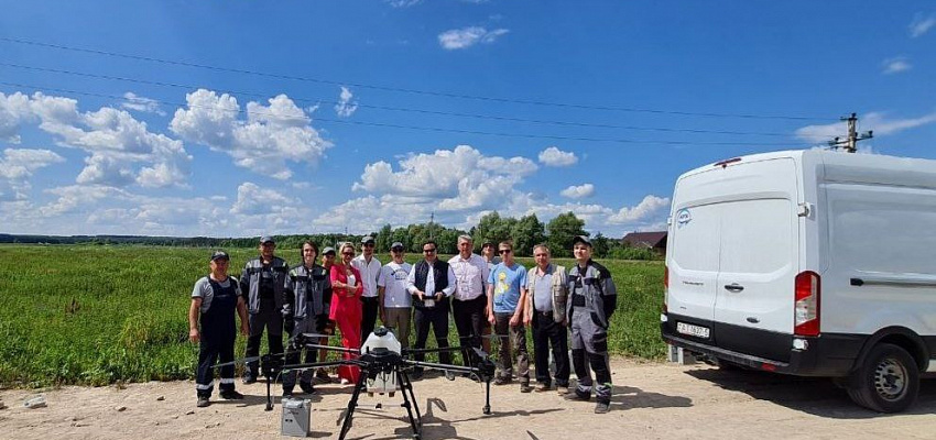 В Башкортостане состоялся первый тестовый запуск агродрона